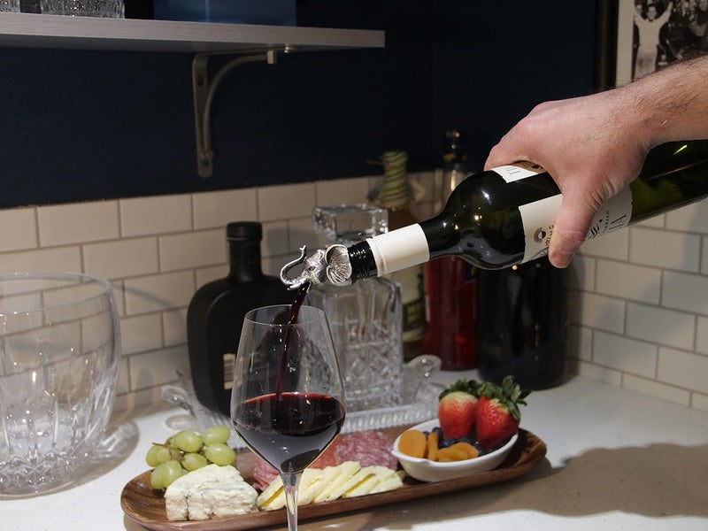 Happy Hour Elephant Head Wine Pourer - Stopper, Aerator, and Perfect Pourer - Image 3